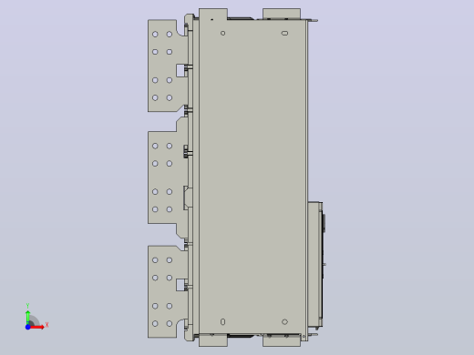 NA1-6300X-6300 3P抽屉万能式断路器三维模型202202前视缩略图