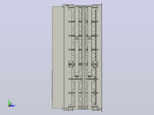 NA1-6300X-6300 3P抽屉万能式断路器三维模型202202左视缩略图