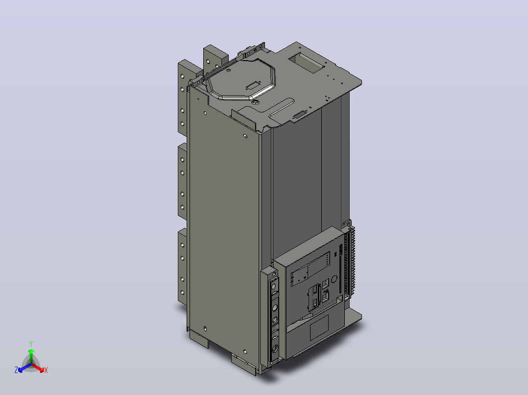 NA1-6300X-6300 3P抽屉万能式断路器三维模型202202正等轴测图