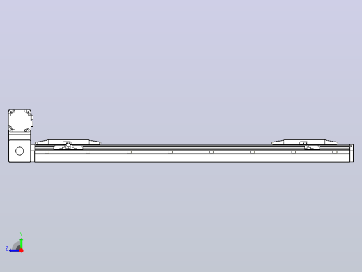 皮带直线轴双滑块型TPA-GCBS-150-P80-L300-LU-M75-N3右视缩略图