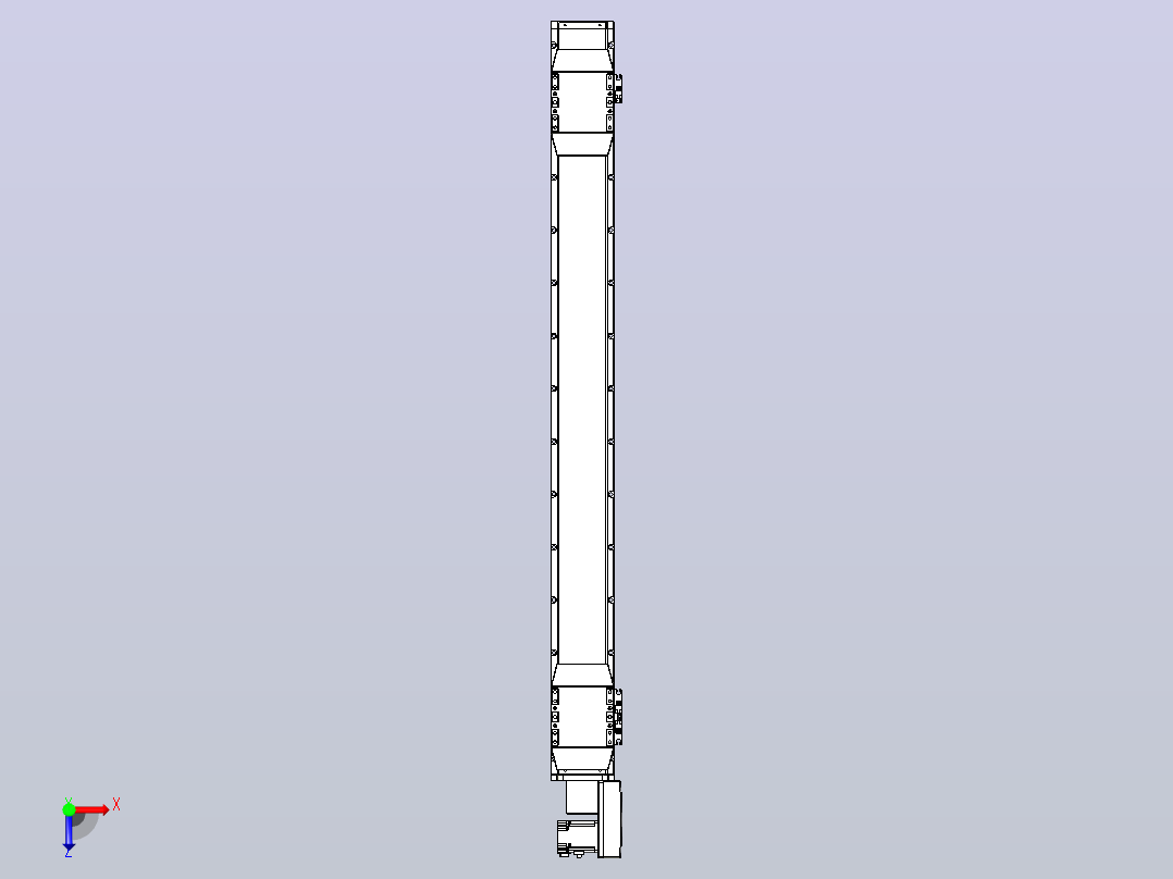 皮带直线轴双滑块型TPA-GCBS-120-P70-L475-QR-M20-N3俯视图