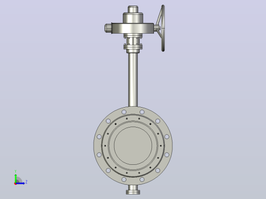Dt943H(F)-10C.P.R.V-B[DN250]阀，截止阀，风阀，蝶阀左视缩略图