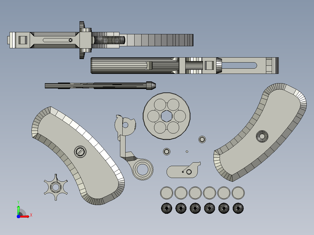 Mauser C78 10.6mm（3D打印套件玩具枪）前视图