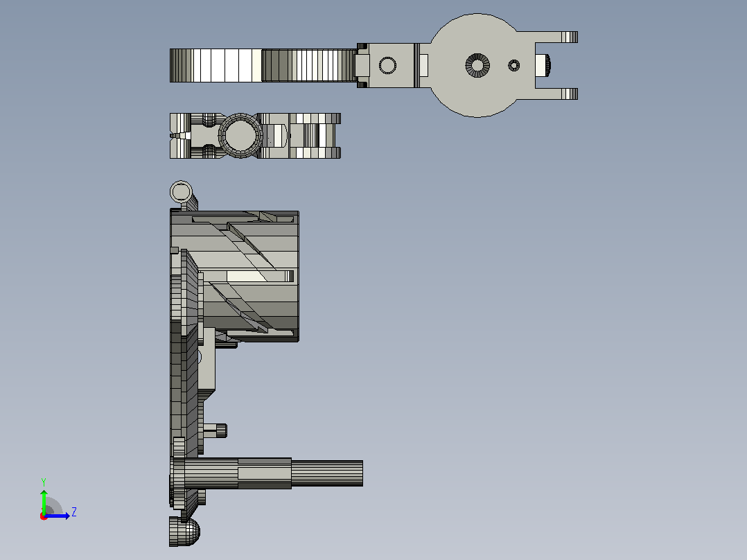 Mauser C78 10.6mm（3D打印套件玩具枪）左视图