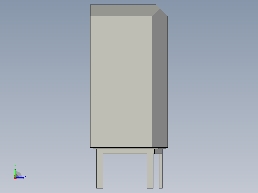 珩磨机左视图