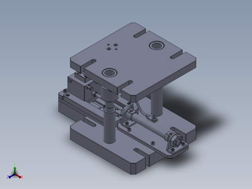 非标设计之气动夹具正等轴测缩略图