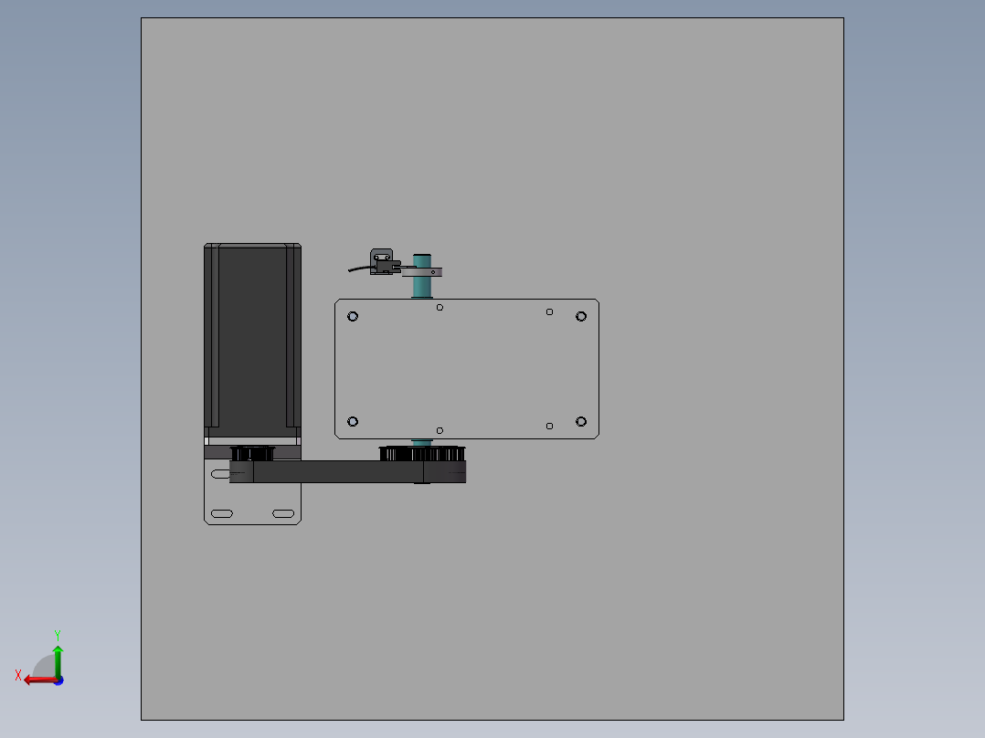 分割器旋转自动夹紧装置sw16可编辑后视图
