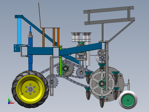 吊篮式油菜移栽机sw16可编辑前视缩略图