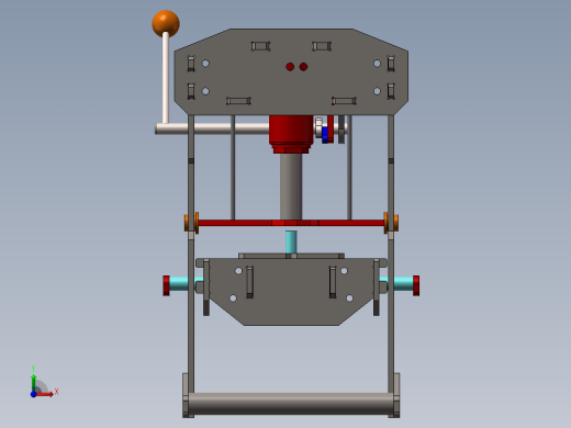 手动液压压力机设备前视缩略图