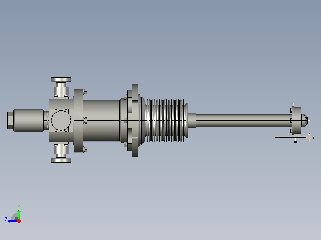 八角形真空室右视图