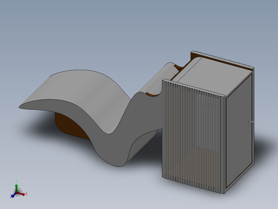 solidworks实木躺椅