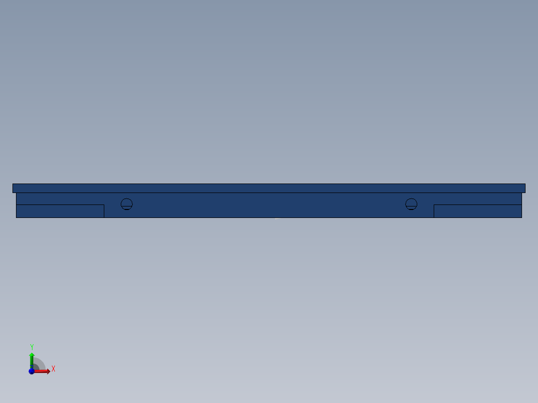 测功机底板设计前视图