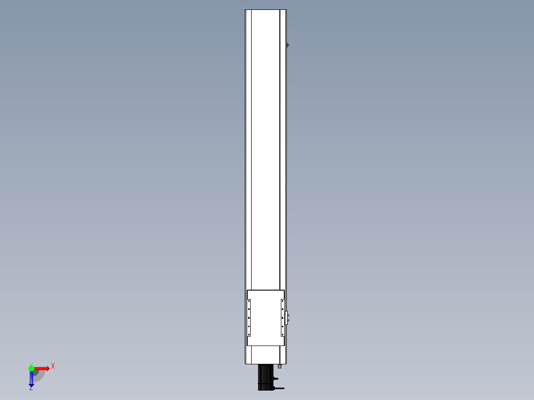 Toyo东佑达直线模组-ECH22-L25-1450-BC-M75-C4俯视图