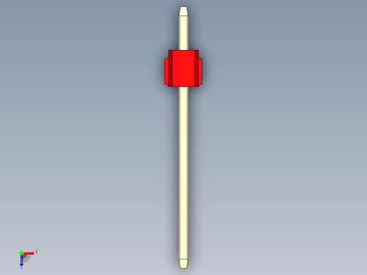 彩色公头100mil（2.54mm）系列-DS1021_red_1x01p_100mil_Type5_rev1.0俯视缩略图