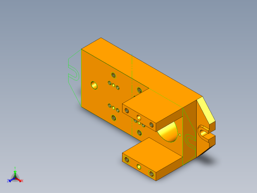 尾接杆钻模夹具