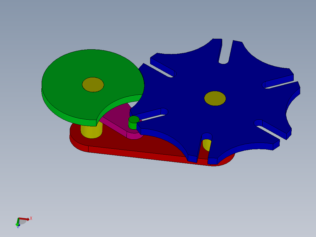 日内瓦驱动机构（间歇运动机构）