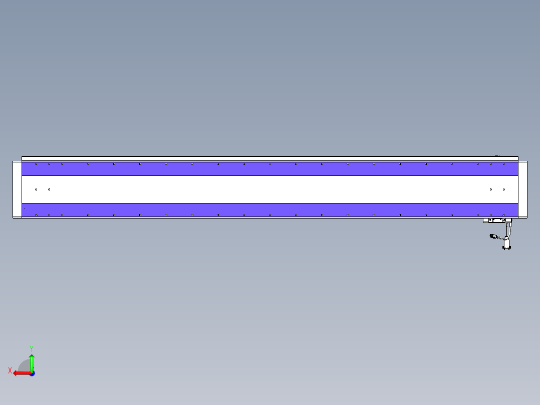 威洛博VL系列直线电机模组-VL22H1-S1750后视图