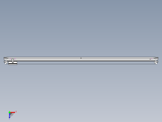 威洛博VL系列直线电机模组-VL22H1-S1750俯视缩略图
