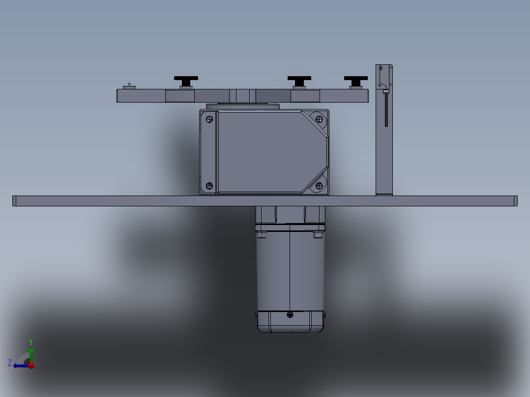自动打磨摆盘机右视图