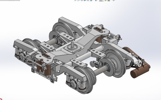 206P转向架三维SW模型缩略图