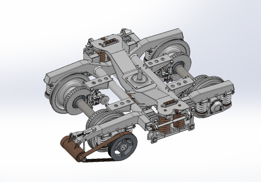 206P转向架三维SW模型缩略图