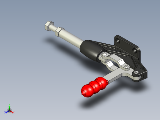 推拉式夾鉗SSP(J)-3D多系列多零件图纸模型正等轴测缩略图