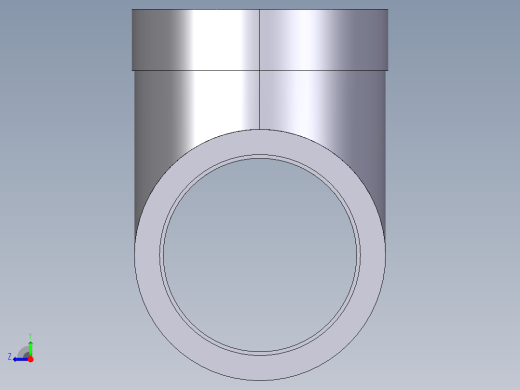 4TIMV 90°TEE与钢筋端：溶剂焊接插座D和BSP螺纹女性分行R不锈钢加强环右视缩略图