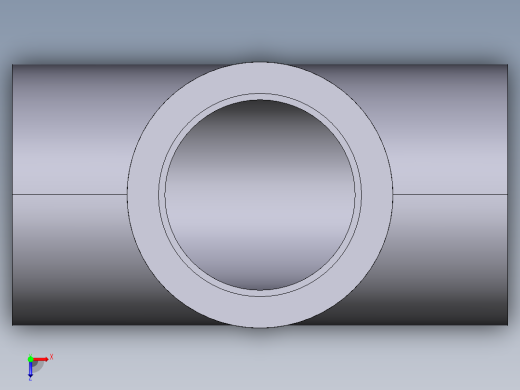 4TIMV 90°TEE与钢筋端：溶剂焊接插座D和BSP螺纹女性分行R不锈钢加强环俯视缩略图