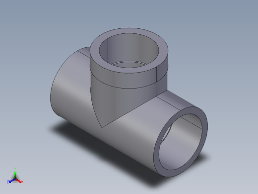 4TIMV 90°TEE与钢筋端：溶剂焊接插座D和BSP螺纹女性分行R不锈钢加强环正等轴测缩略图
