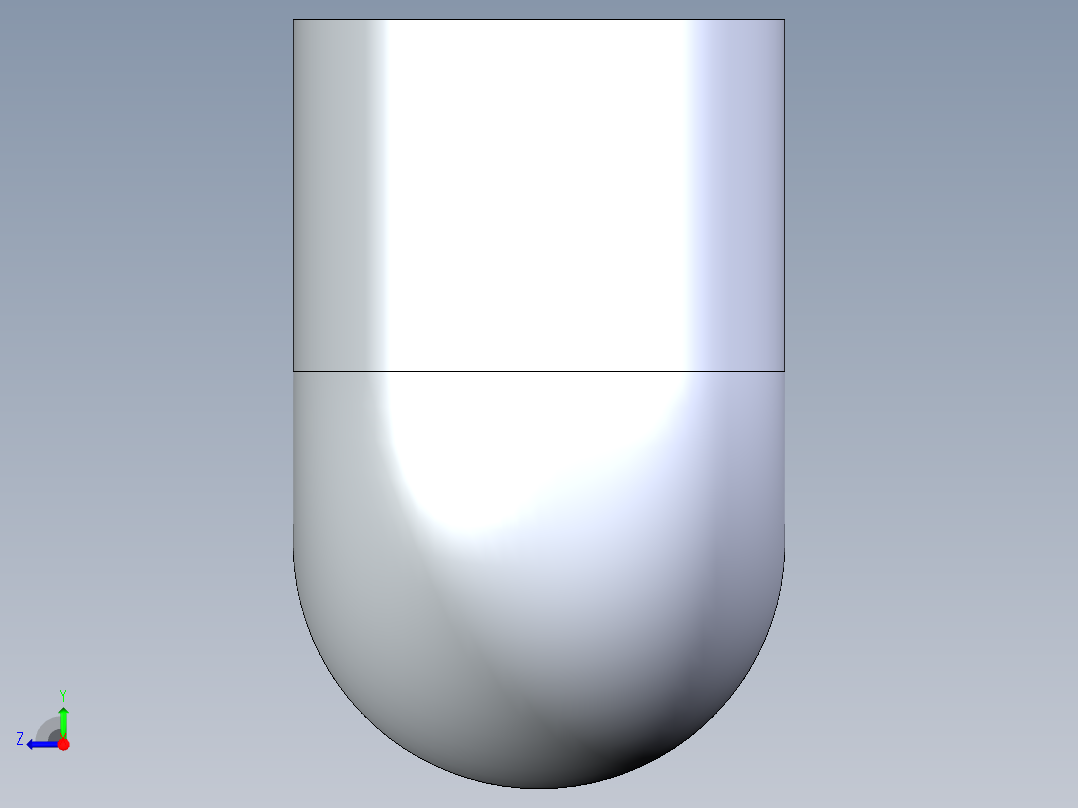 CPVC管件05-Sch80_90Elbow_SxS_9806-010 _1in右视图