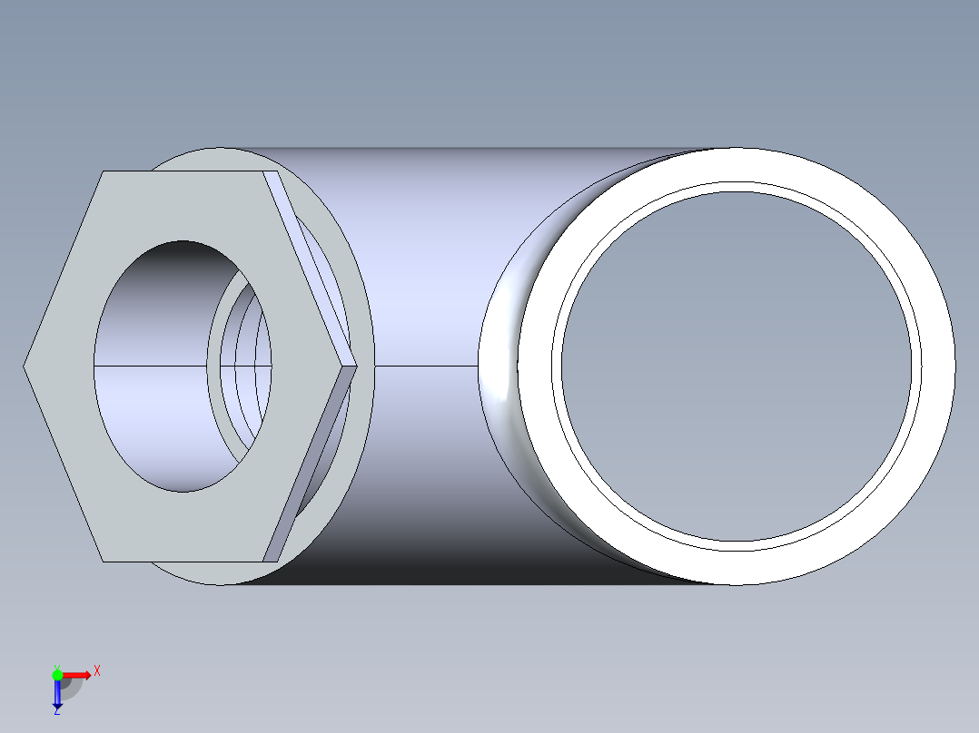 CPVC管件34-Sch80_45_Reducing_Wye_SxSxS_9870-338FB_3in x 2in俯视图