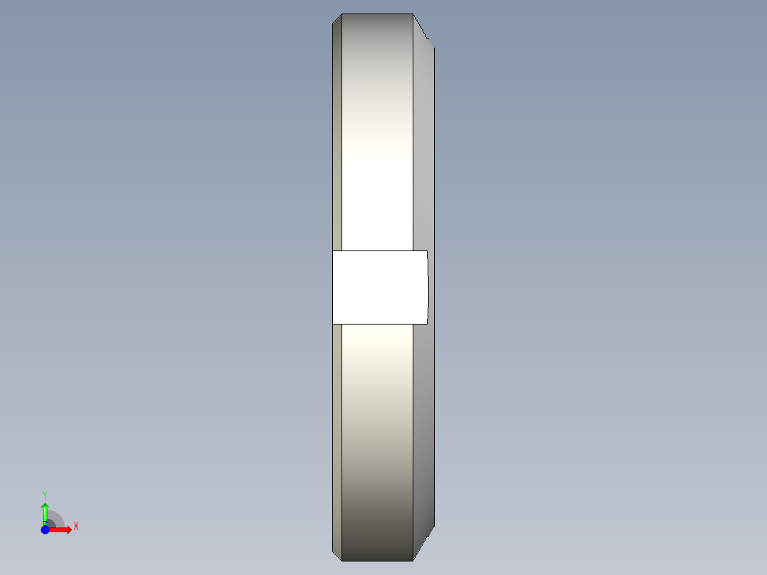 锁紧螺母前视图