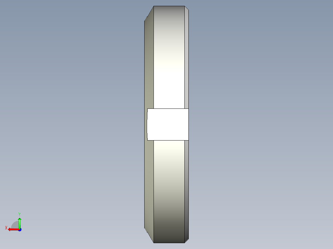 锁紧螺母后视图