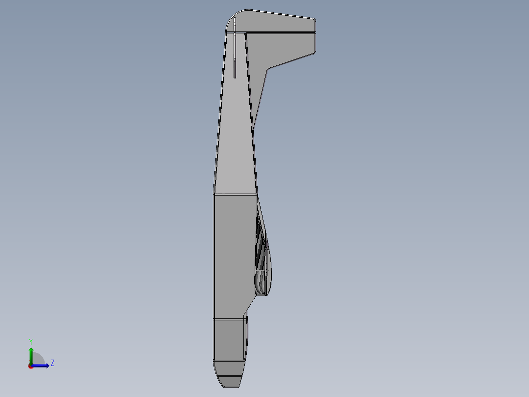 遥控飞机左视图