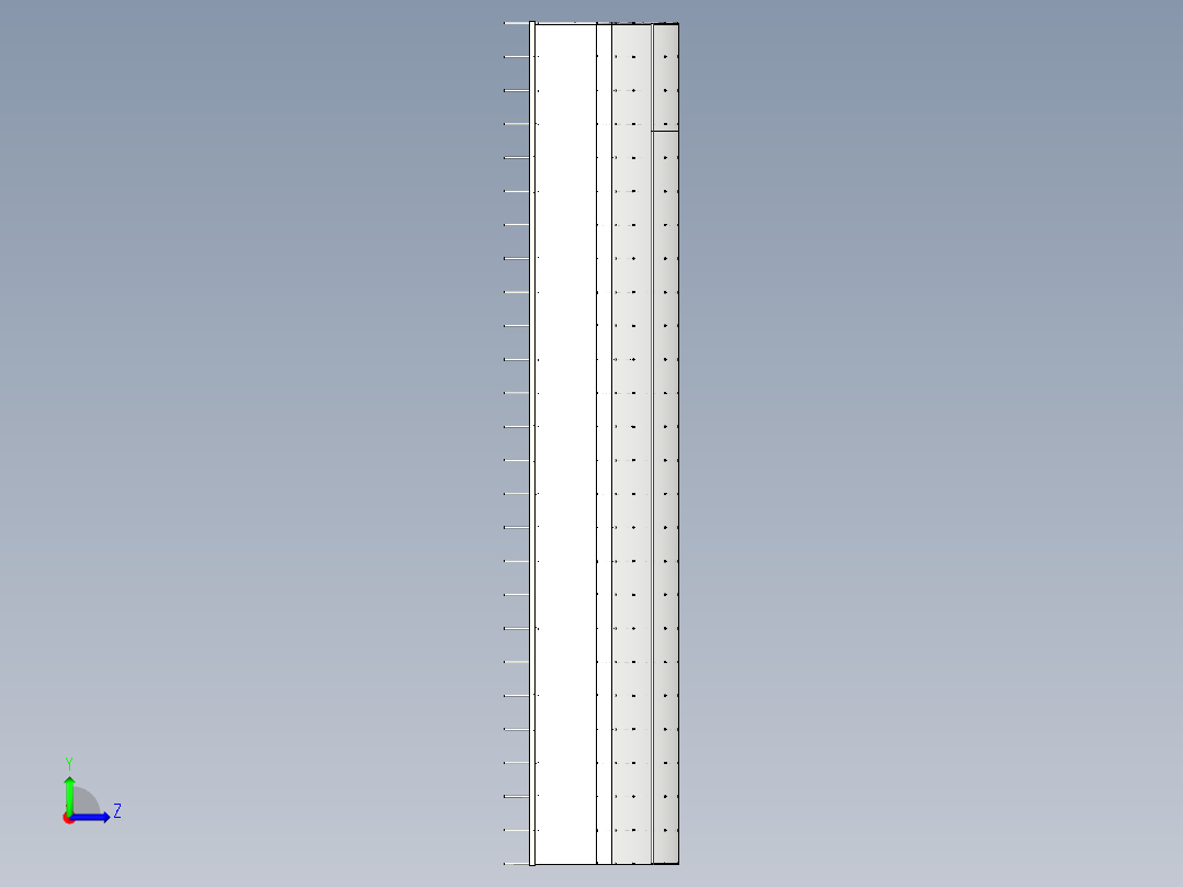 温室结构左视图