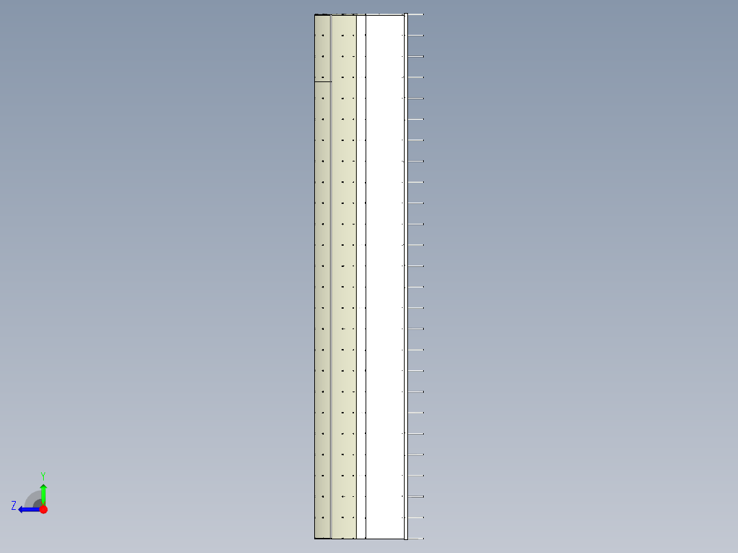 温室结构右视图