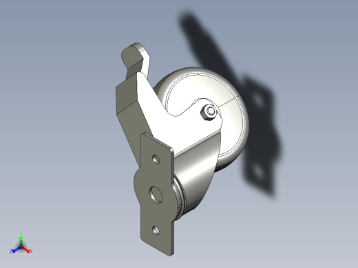 防静电转向脚轮