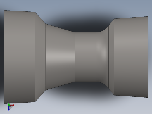 喷气涡轮叶片及外壳---模型格式为 stp俯视缩略图