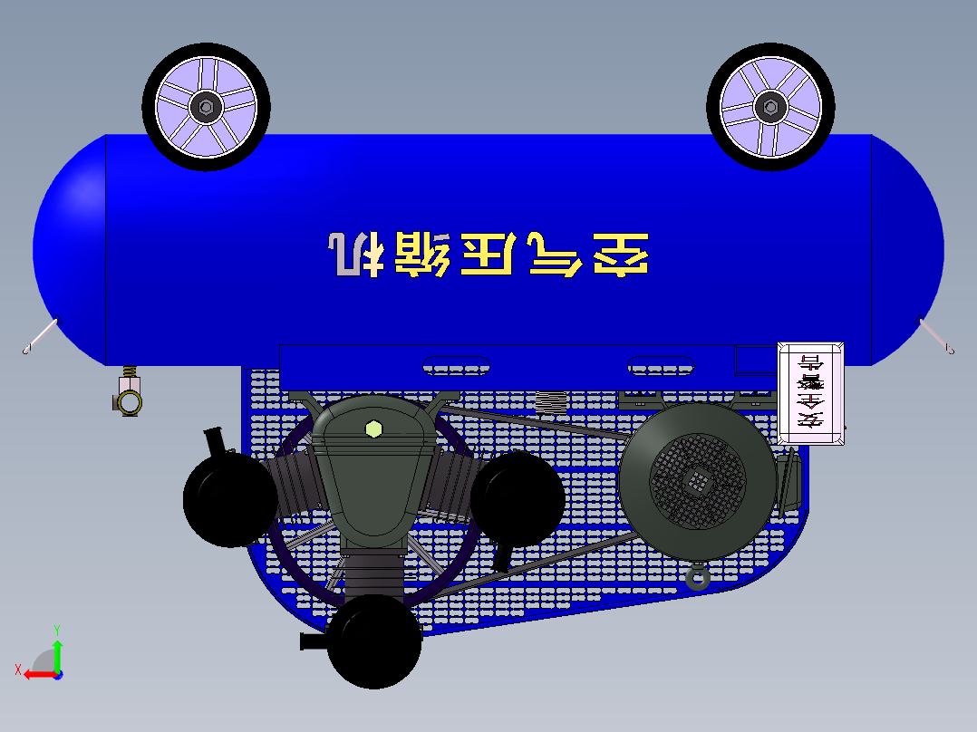 空气压缩机 2 SW STP后视图