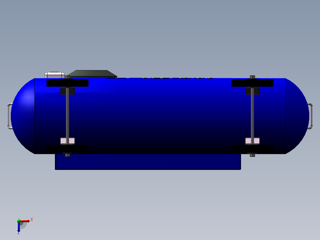 空气压缩机 2 SW STP俯视图