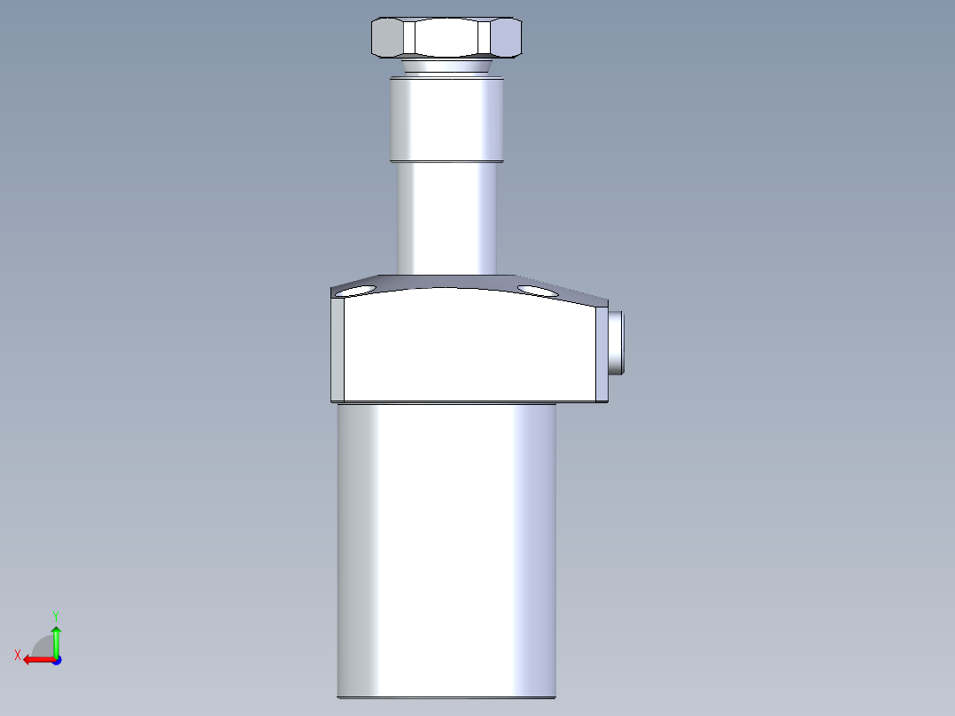 KOSMEKLHA0480-CR-Q15多系列多零件图纸模型后视图