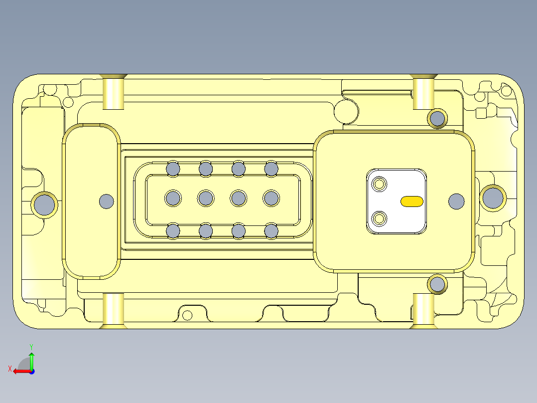 X1-damo-kuaihuan-笔记本CNC工装夹具三维模型201450309后视图