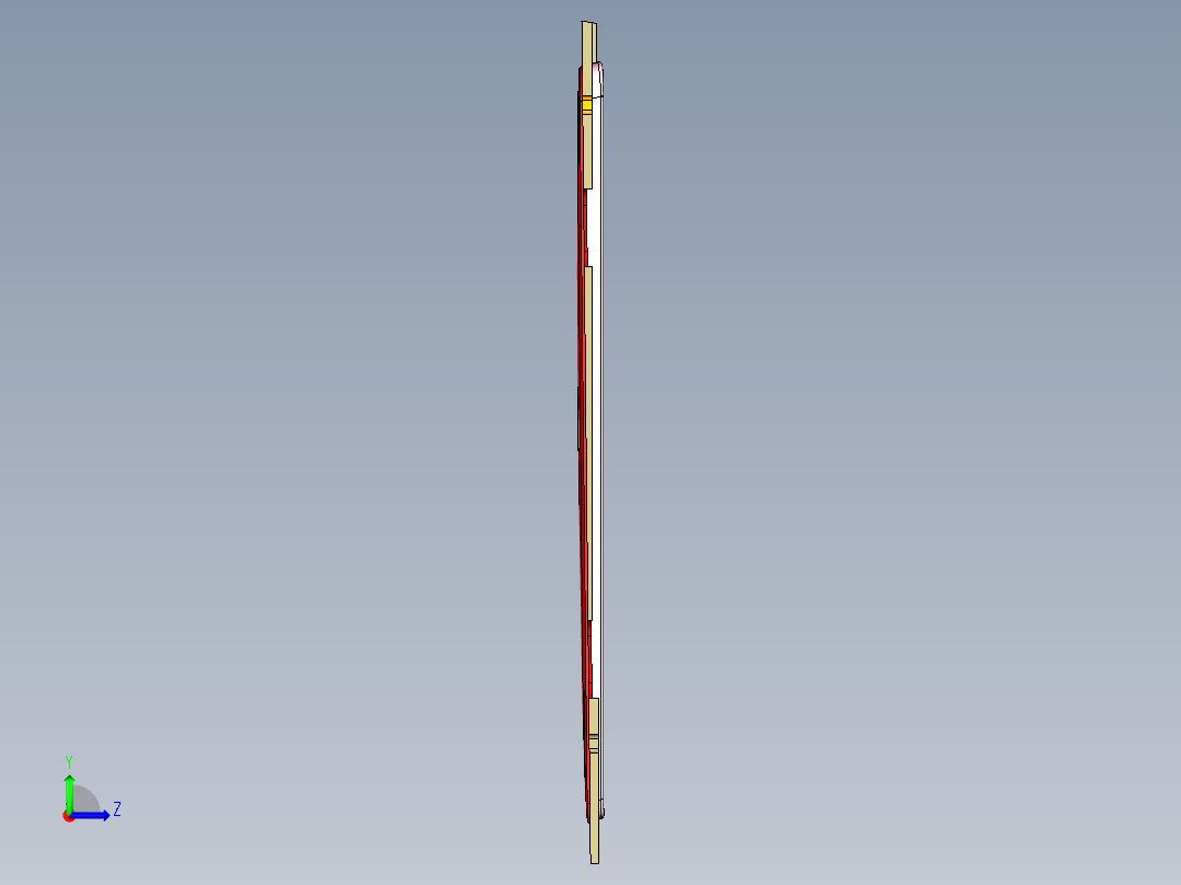 BAZ80-A笔记本CNC工装夹具三维模型-CNC4左视图