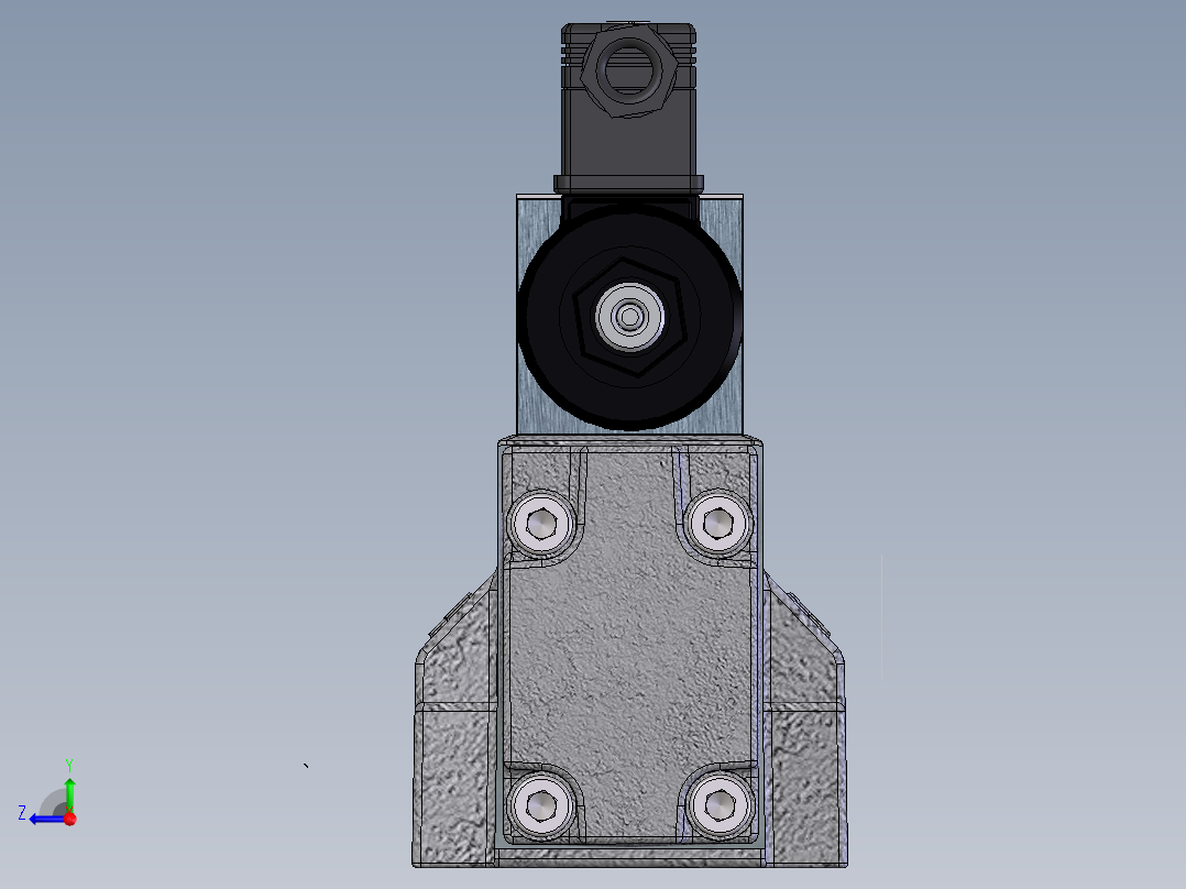 YUKEN EUROPE LTD-DSHG 04 2B3 D24液压元件右视图