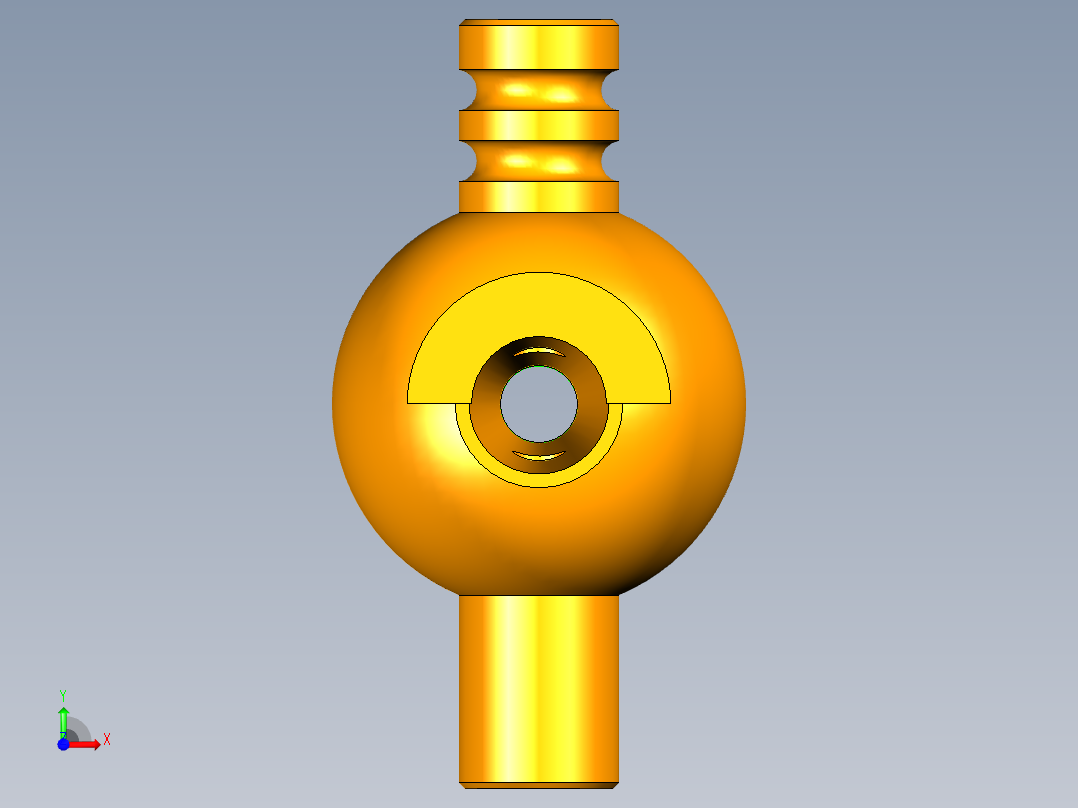 UG煤气表开关设计前视图