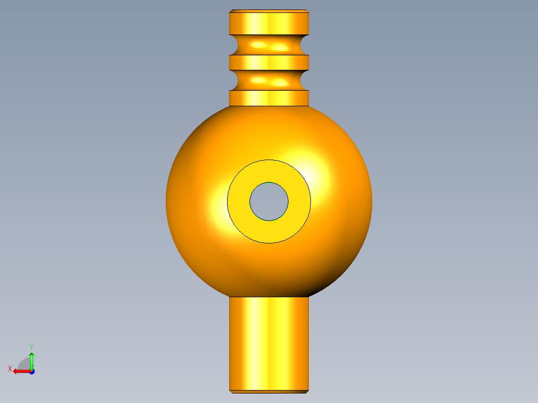 UG煤气表开关设计后视图