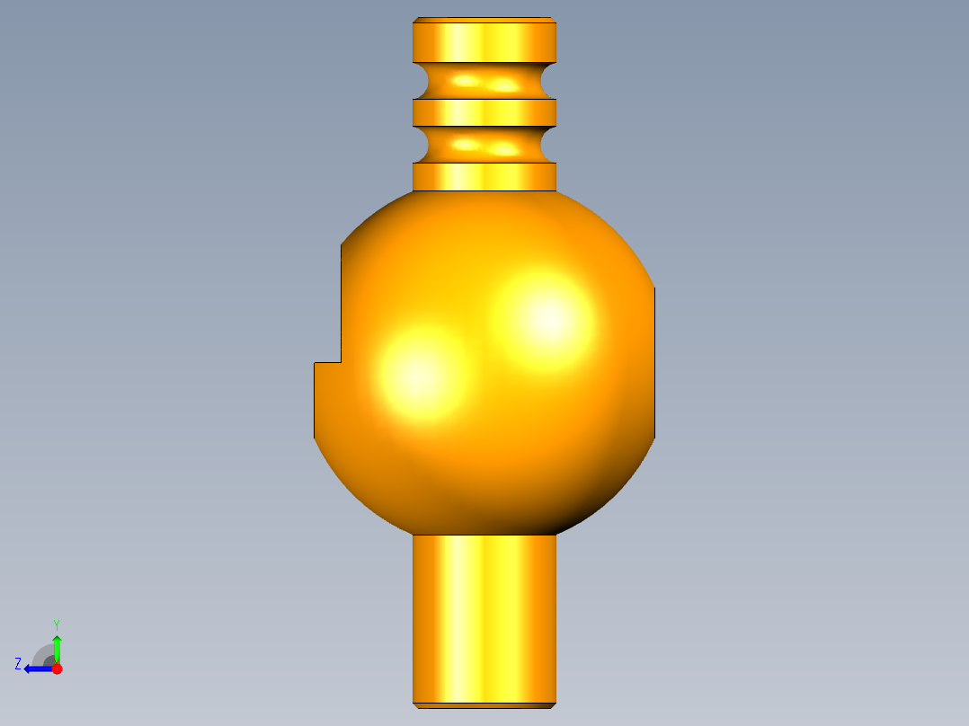 UG煤气表开关设计右视图