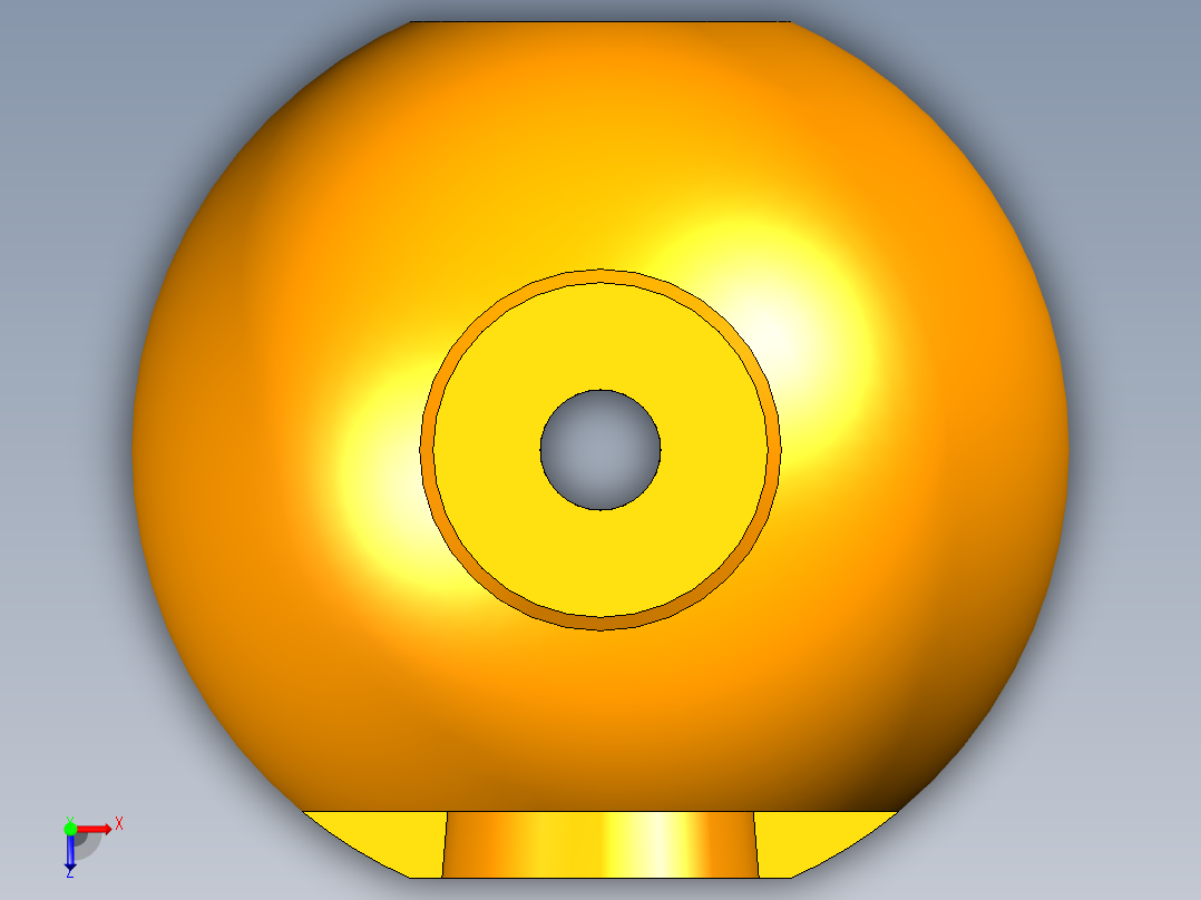 UG煤气表开关设计俯视图