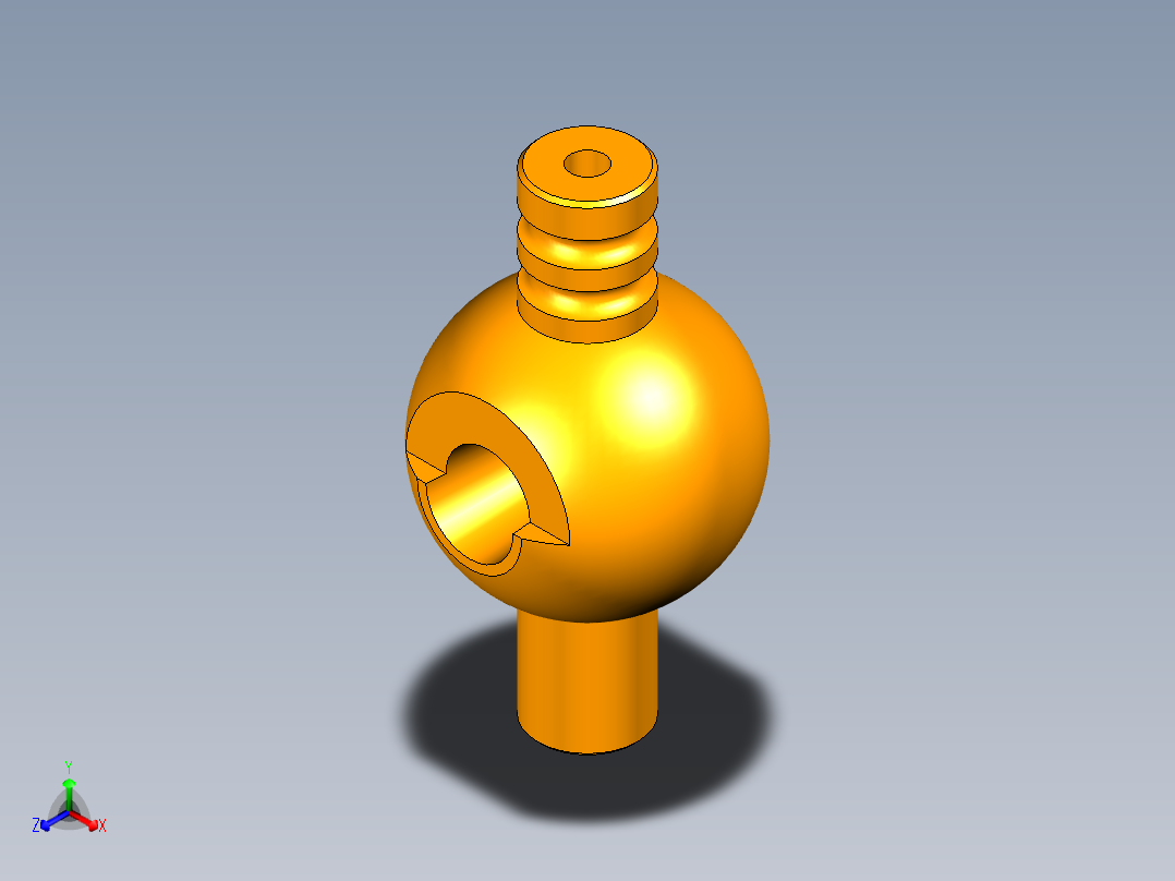 UG煤气表开关设计正等轴测图