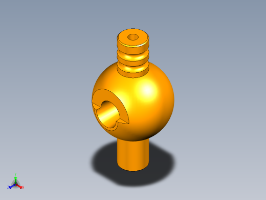 UG煤气表开关设计正等轴测缩略图